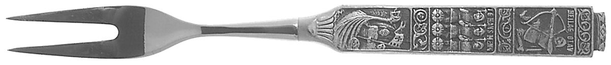 Kongetinn (Pewter) Short Handle Pickle/Olive Fork by Hardanger-1