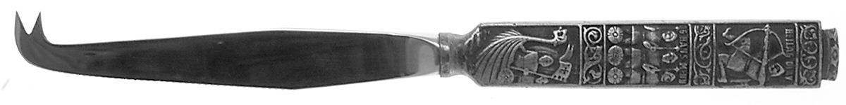 Kongetinn (Pewter) Solid Cheese Serving Pick by Hardanger-1