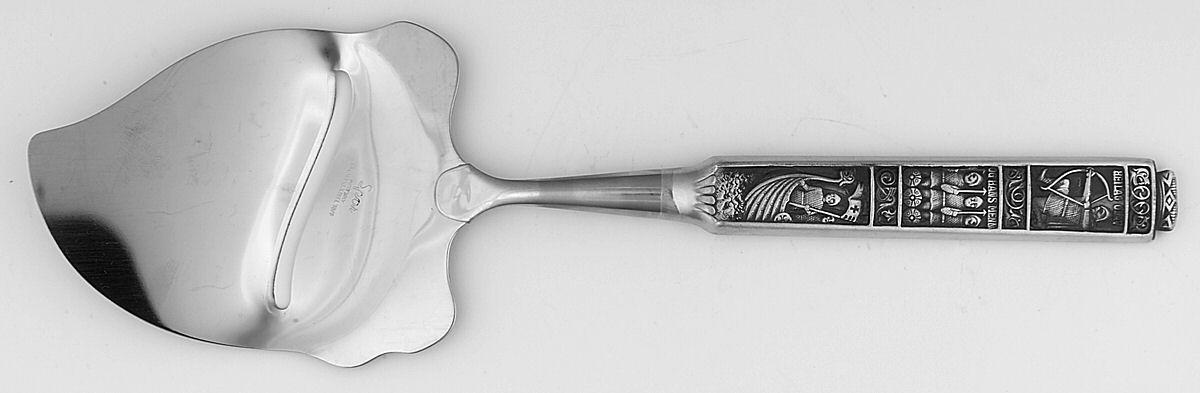 Kongetinn (Pewter) Cheese Plane with Stainless Plane by Hardanger-1