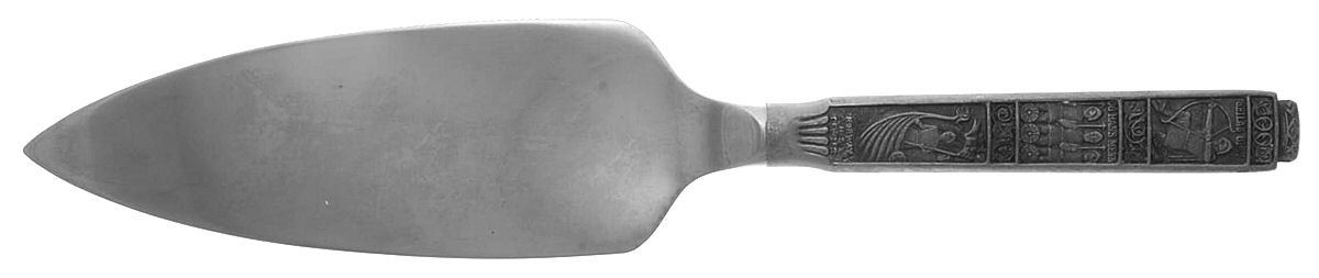 Kongetinn (Pewter) Pie Server with Stainless Blade by Hardanger-1