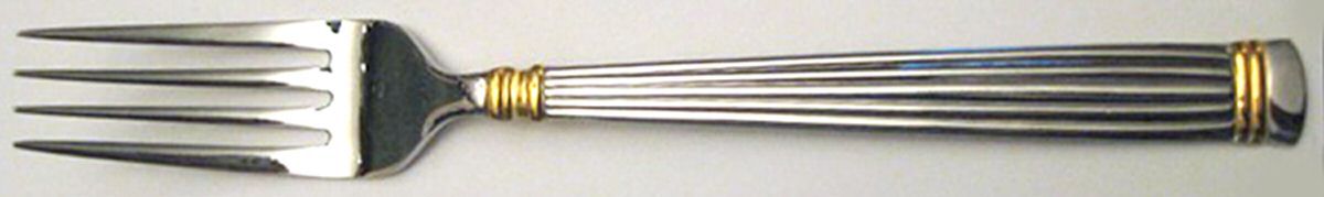 GOLDEN RENFREW (STAINLESS, GOLD ACCT) Fork by Heritage China-1