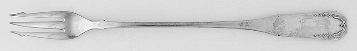 Ivanhoe (Silverplate) Long Handle Pickle/Olive Fork by Hibbard, Spencer, Bart-1