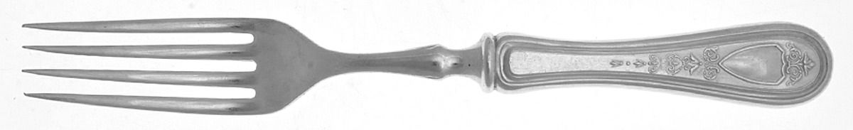 Pilgrim (Silverplate, 1911) Hollow Handle Fork by Hibbard, Spencer, Bart-1