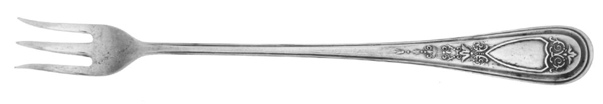 Pilgrim (Silverplate, 1911) Short Handle Pickle/Olive Fork by Hibbard, Spencer, Bart-1