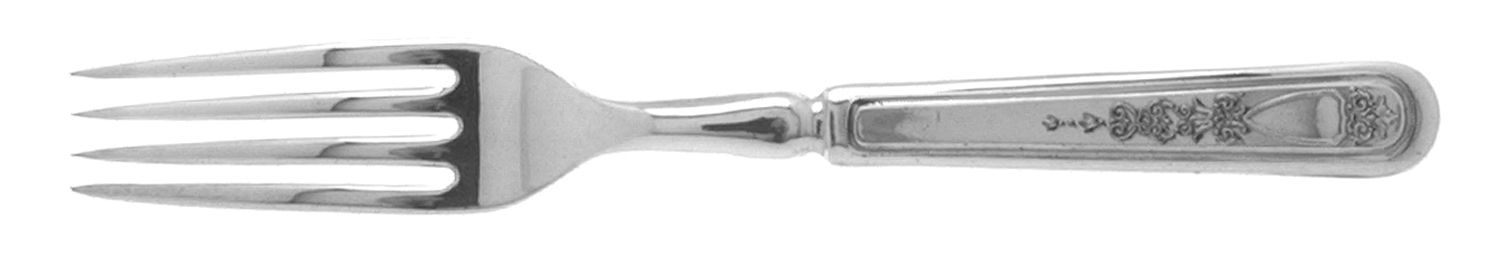 Pilgrim (Silverplate, 1911) Indented Solid Handled Fork by Hibbard, Spencer, Bart-1