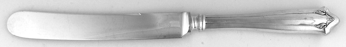 One (Silverplate) Old French Hollow Knife with Bolster by 1865 H Sears & Son-1