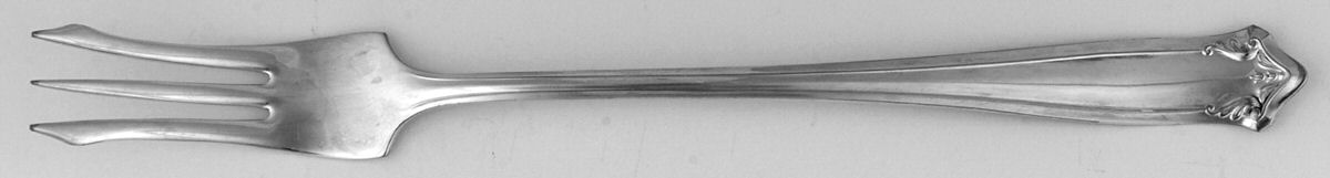 One (Silverplate) Short Handle Pickle/Olive Fork by 1865 H Sears & Son-1