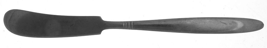 HUS13 (STAINLESS) Flat Handle Butter Spreader by Hull-1