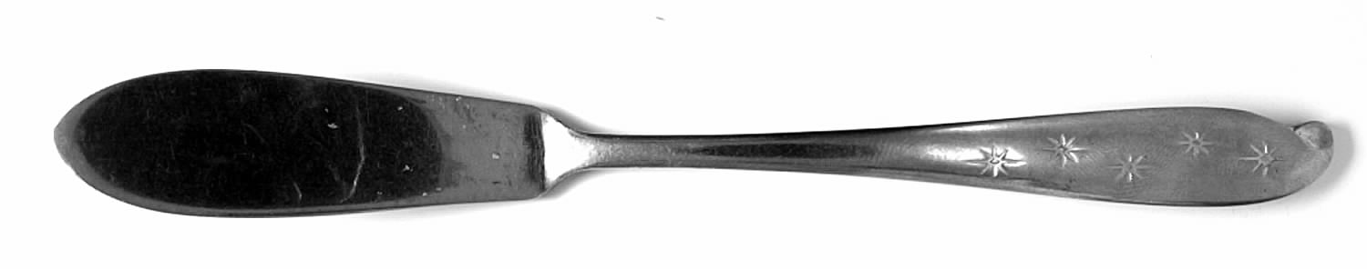 Imperial Star (Stainless) Flat Handle Butter Spreader by Hull-1