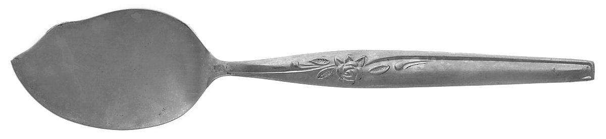 Island Queen (Stainless, Floral) Large Solid Jelly Server by Hull-1