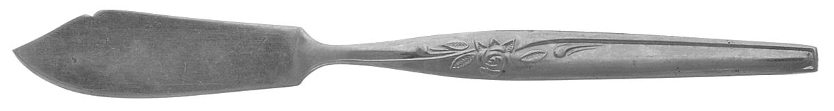 Island Queen (Stainless, Floral) Flat Handle Master Butter Knife by Hull-1