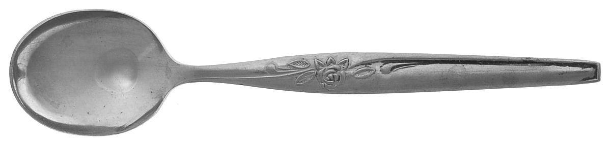 Island Queen (Stainless, Floral) Sugar Spoon by Hull-1