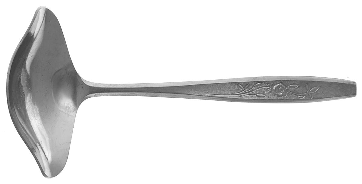 Viscount (Stainless) Solid Gravy Ladle by Hull-1
