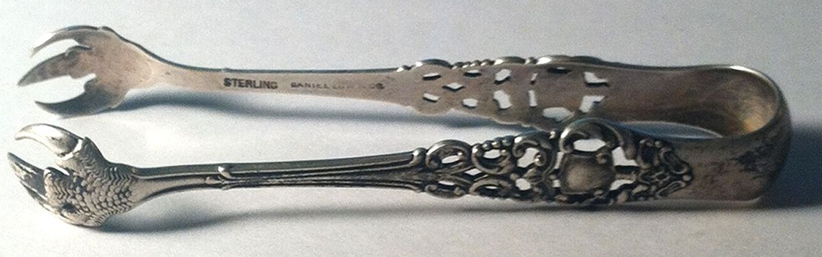 York (Sterling, 1898) Small Sugar Tongs by Howard Sterling -1
