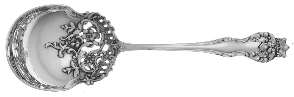 Queen (Sterling, 1893) Solid Salad Serving Spoon by Howard Sterling -1