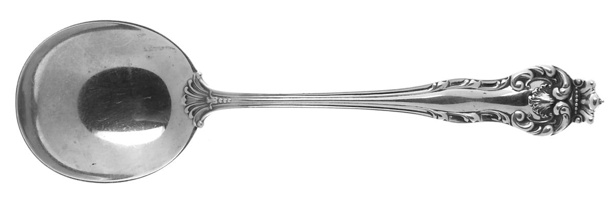 Queen (Sterling, 1893) Round Bowl Soup Spoon (Gumbo) by Howard Sterling -1