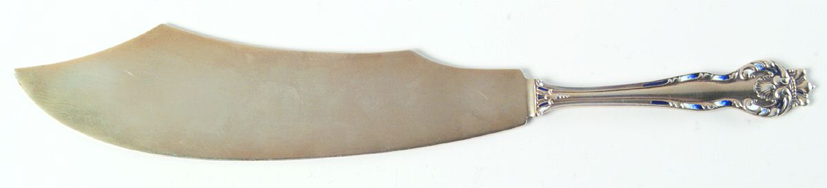 Queen (Sterling, 1893) Solid Enamel Ice Cream Serving Knife by Howard Sterling -1