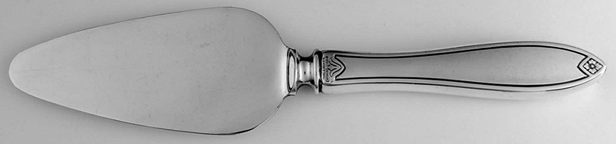 Fiesta (Sterling, 1942) Cheese Server with Silverplate Blade by Hallmark-1