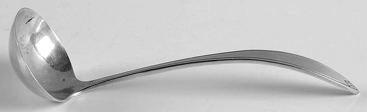 Fiesta (Sterling, 1942) Solid Piece Cream Ladle by Hallmark-1