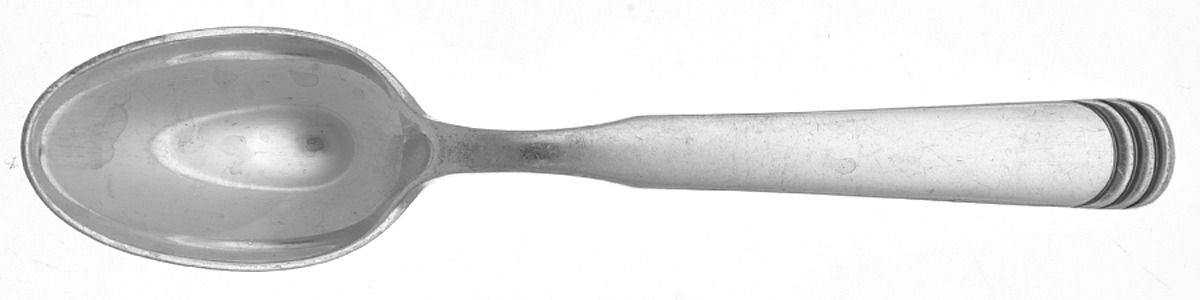 Ripple (Sterling) Teaspoon by Hans Hansen (Denmark)-1