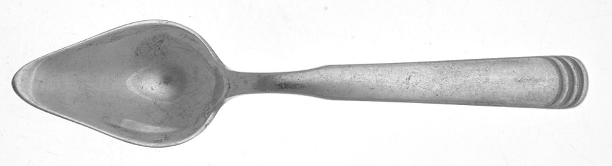 Ripple (Sterling) Fruit/Orange Spoon by Hans Hansen (Denmark)-1