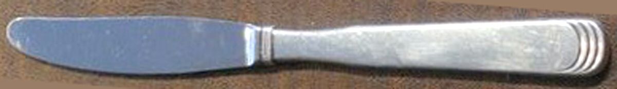 Ripple (Sterling) Modern Hollow Knife by Hans Hansen (Denmark)-1