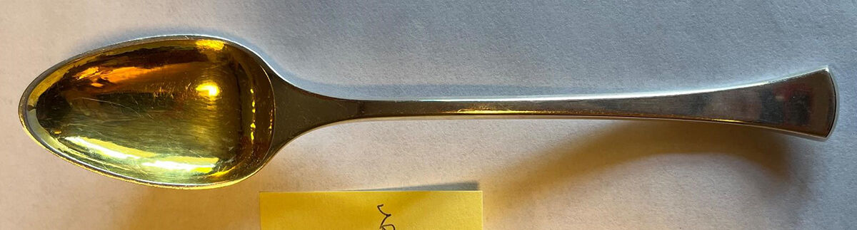 Kristine (Sterling) Teaspoon by Hans Hansen (Denmark)-1