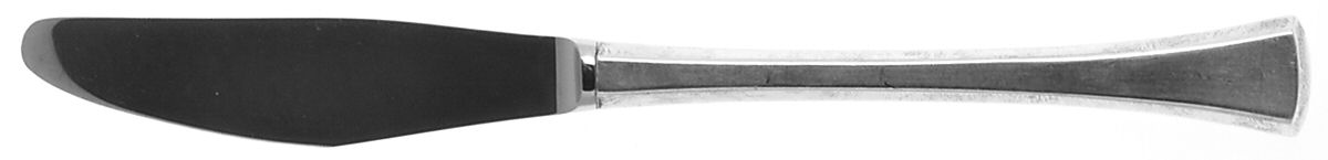 Kristine (Sterling) Modern Hollow Butter Spreader (Stainless) by Hans Hansen (Denmark)-1