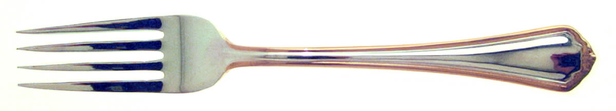 Knights Bridge (gold accent) Fork by Heritage China-1