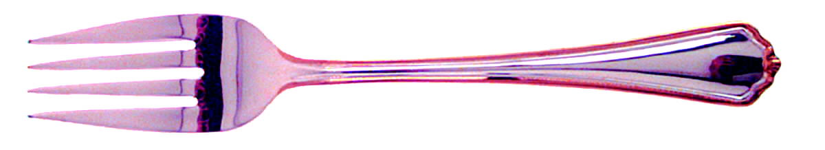 Knights Bridge (gold accent) Individual Salad Fork by Heritage China-1