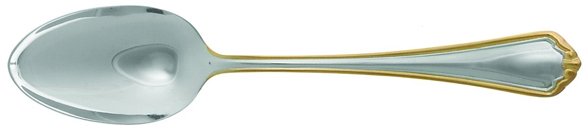 Knights Bridge (gold accent) Place/Oval Soup Spoon by Heritage China-1