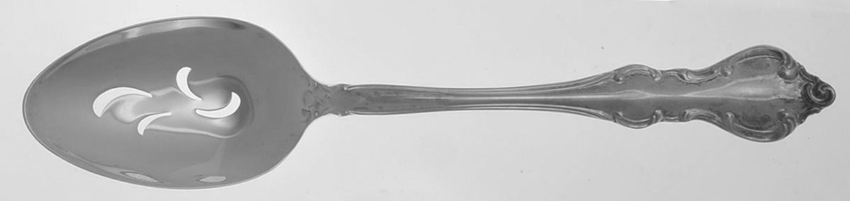 Mayfair Pierced Tablespoon (Serving Spoon) by Heritage China-1