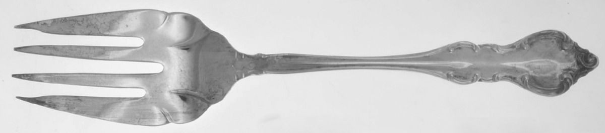 Mayfair Medium Solid Cold Meat Serving Fork by Heritage China-1