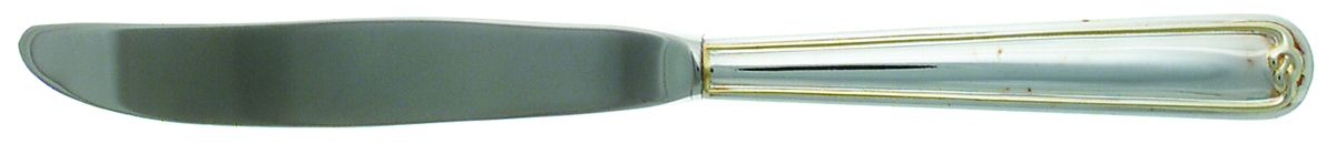 Hampton (Silverplate, Gold Accent) Modern Hollow Knife by Heritage China-1