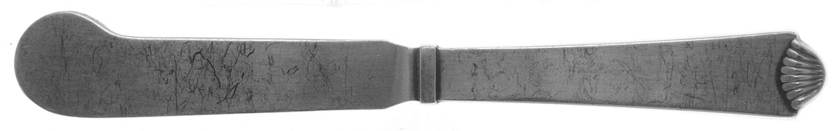 Vendome (Sterling) Hollow Handle Paddle Butter Spreader (Solid) by Hans Hansen (Denmark)-1