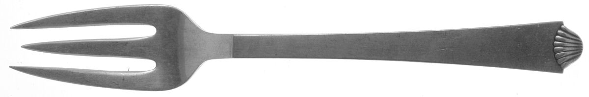 Vendome (Sterling) Large Solid Cold Meat Serving Fork by Hans Hansen (Denmark)-1