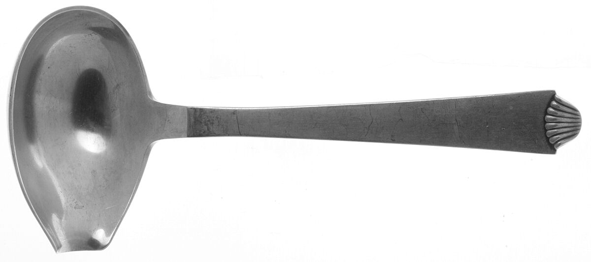 Vendome (Sterling) Solid Gravy Ladle by Hans Hansen (Denmark)-1