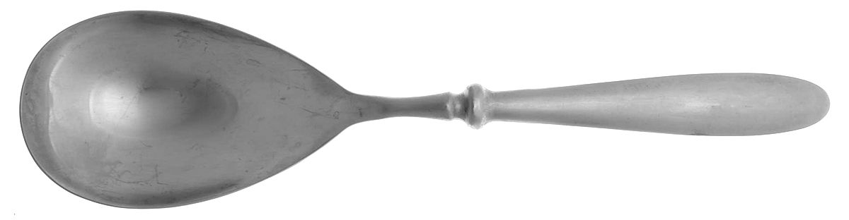 Bistro (Stainless) Solid Salad Serving Spoon by Hampton Silversmiths-1