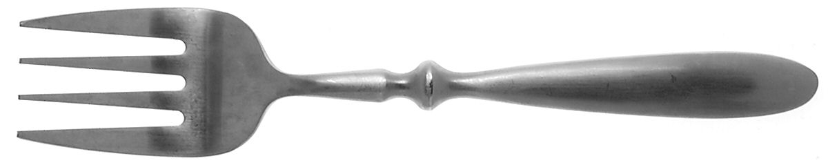 Bistro (Stainless) Medium Solid Cold Meat Serving Fork by Hampton Silversmiths-1