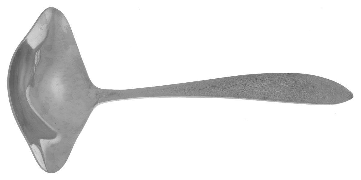 New Mantilla (Stainless) Solid Gravy Ladle by Hull-1