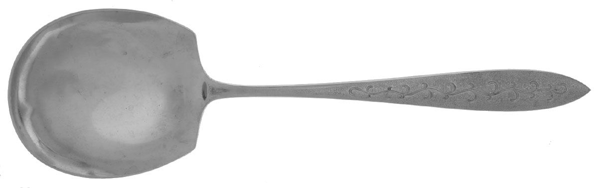 New Mantilla (Stainless) Solid Smooth Casserole Spoon by Hull-1
