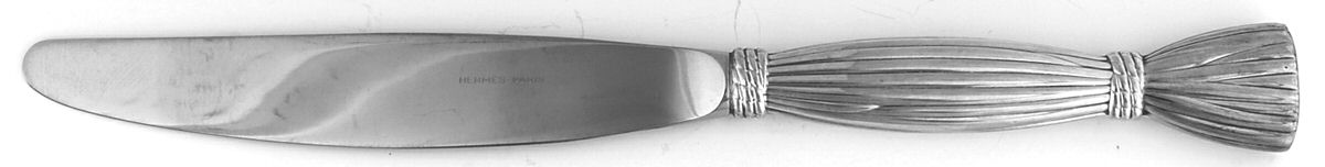 Moisson (Silverplate) Modern Hollow Knife by Hermes (France)-1