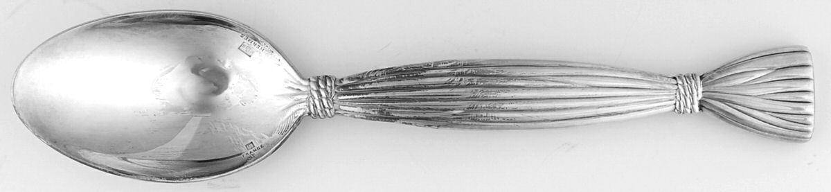Moisson (Silverplate) Place/Oval Soup Spoon by Hermes (France)-1