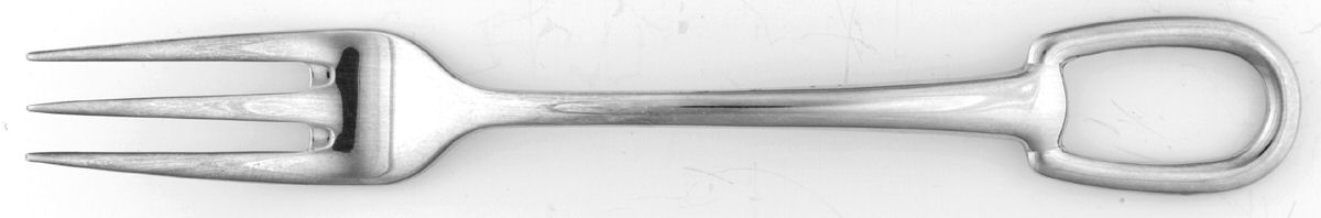 Attelage(Silverplate) Fork by Hermes (France)-1
