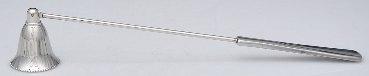 Lausanne (Stainless, Glossy) Candle Snuffer with Stainless Bowl HC by Hampton Silversmiths-1