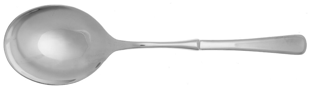Lausanne (Stainless, Glossy) Casserole Spoon with Smooth Stainless Bowl HC by Hampton Silversmiths-1