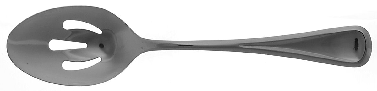 Lausanne (Stainless, Glossy) Pierced Tablespoon (Serving Spoon) by Hampton Silversmiths-1