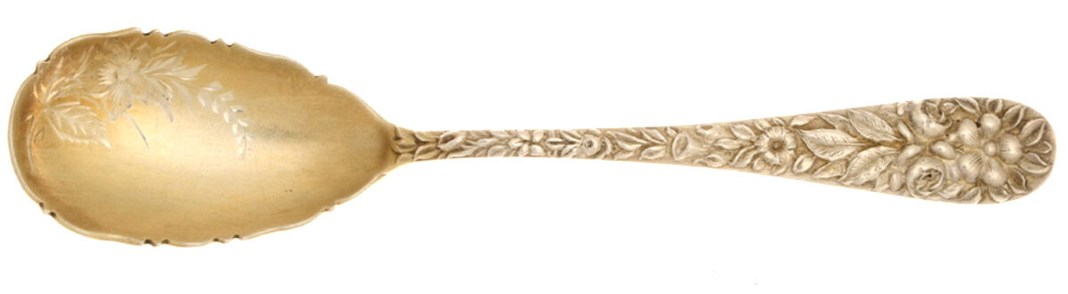 HEB1 (Sterling) Large Jelly Spoon by Hennegan Bates-1