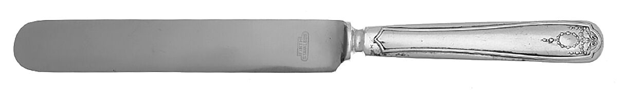 Old Adam (Silverplate) Blunt Solid Knife by Haddon Plate-1