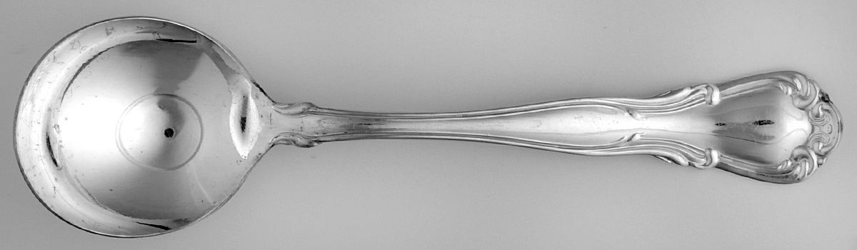 HDN3 (Silverplate) Round Bowl Soup Spoon (Bouillon) by Haddon Plate-1